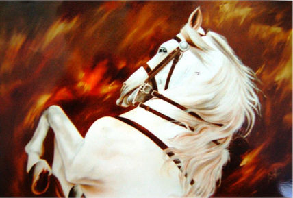 Caballo al vuelo...