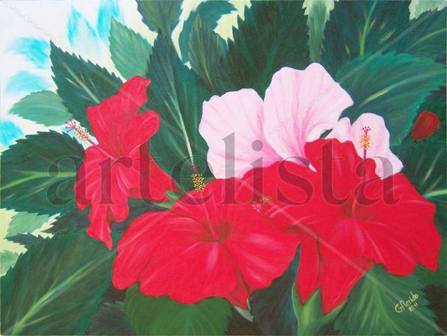 ROCES Oil Canvas Floral Painting