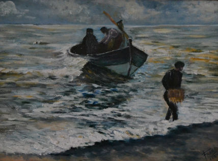 Descargando la pesca.