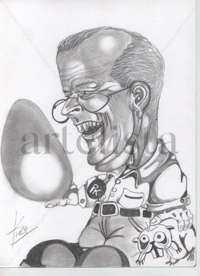 caricatura politica ppk Charcoal