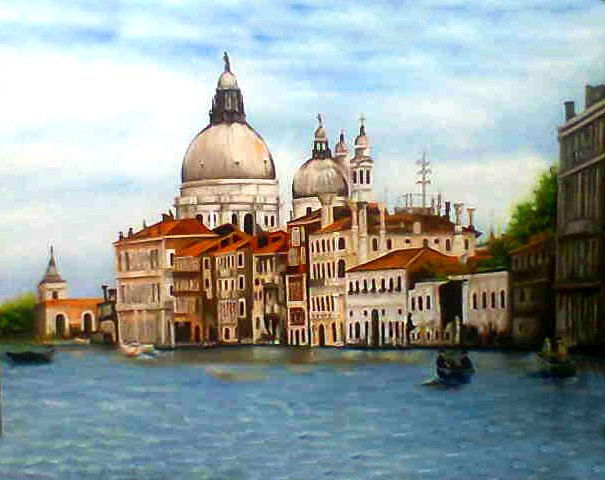 venecia Oil Canvas Marine Painting