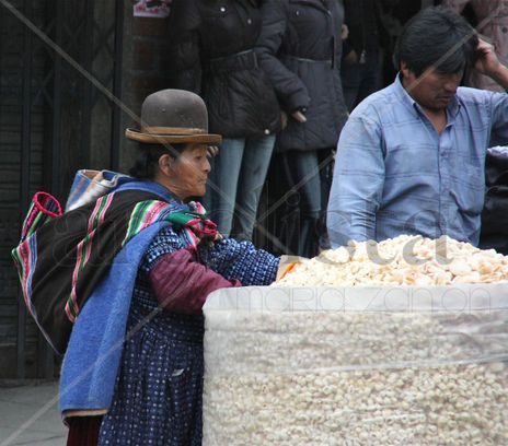 Vendedora de maíz...