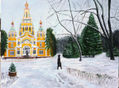 Iglesia ortodoxa en Almaty ( Kajastan )