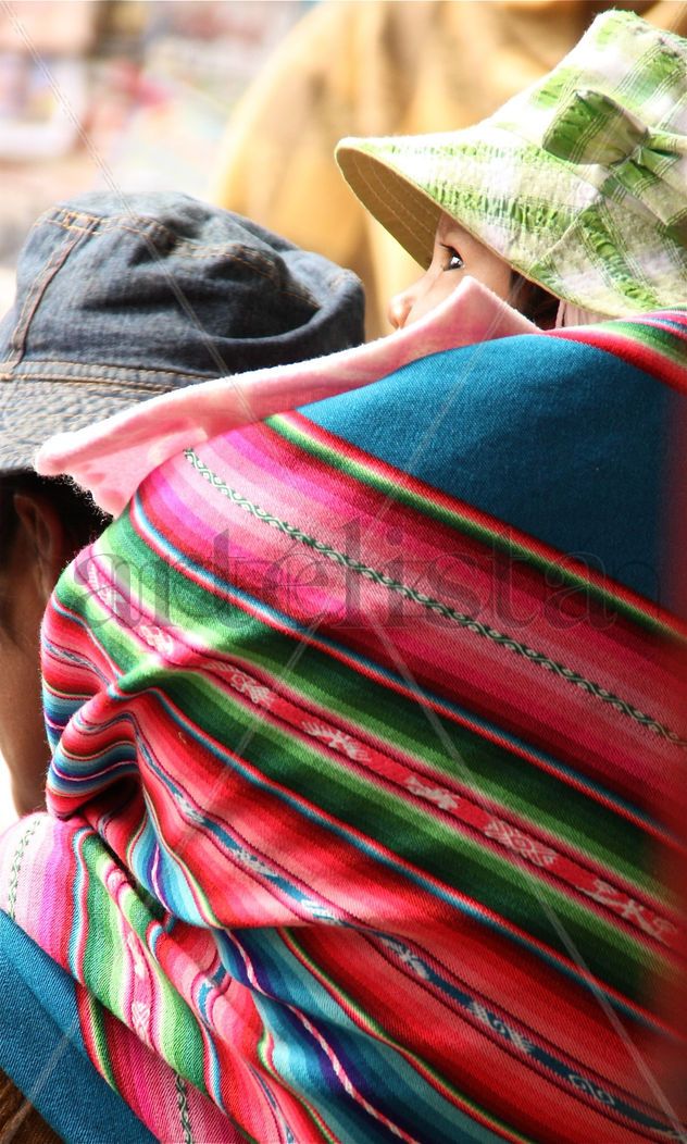 Campesina con su hijo...IV