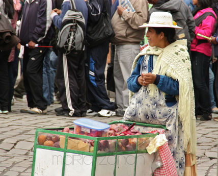 Vendedora de fruta.