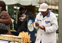 El heladero.