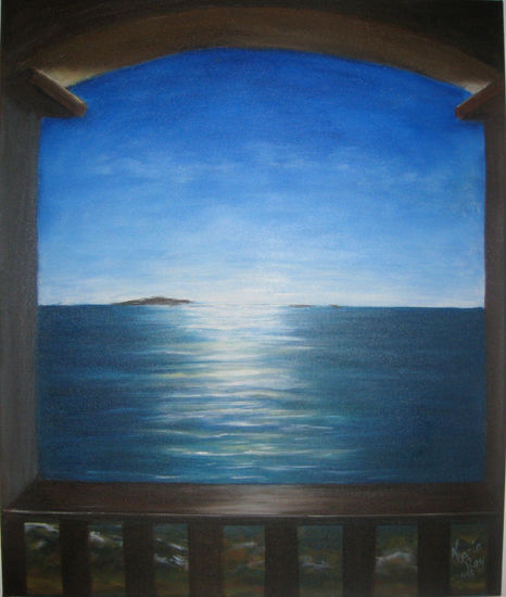 MIRADA AL ESTE Oil Canvas Marine Painting