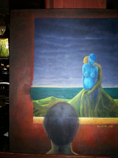 VISTA DESDE UNA VENTANA Oil Canvas Others