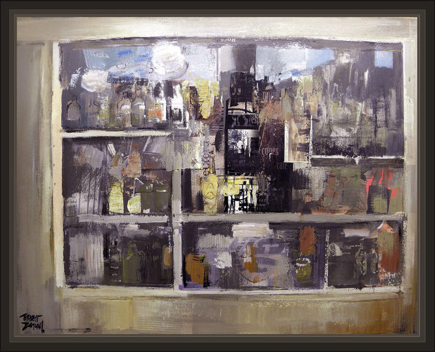 ESCAPARATES-TIENDAS-SANT MATEU-MAESTRAZGO-ALIMENTACION-ARTE-PINTURAS-PINTOR-ERNEST DESCALS