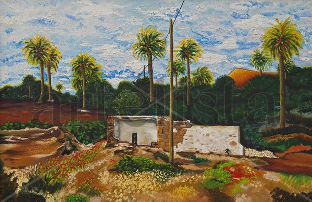 La choza Oil Panel Landscaping