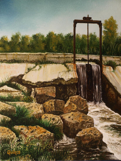 La exclusa Oil Canvas Landscaping