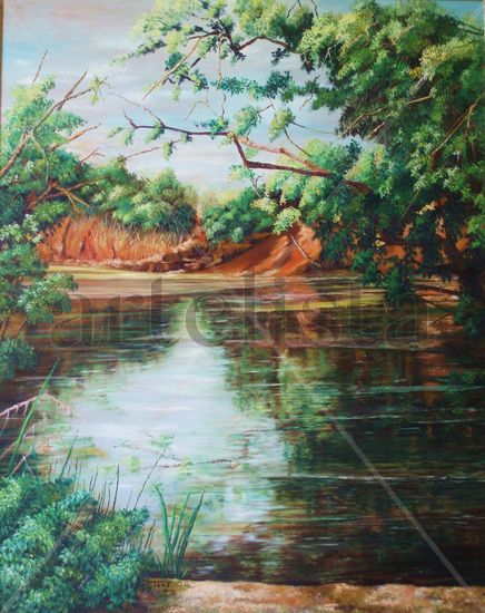 Río Oil Canvas Landscaping