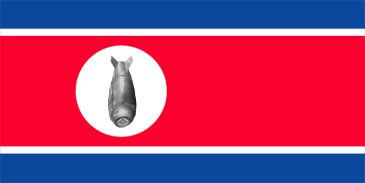 Flag Bomb North Korea 