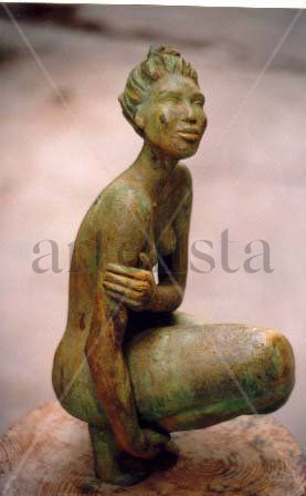 Ella. La de dulce mirada. Bronze Figurative