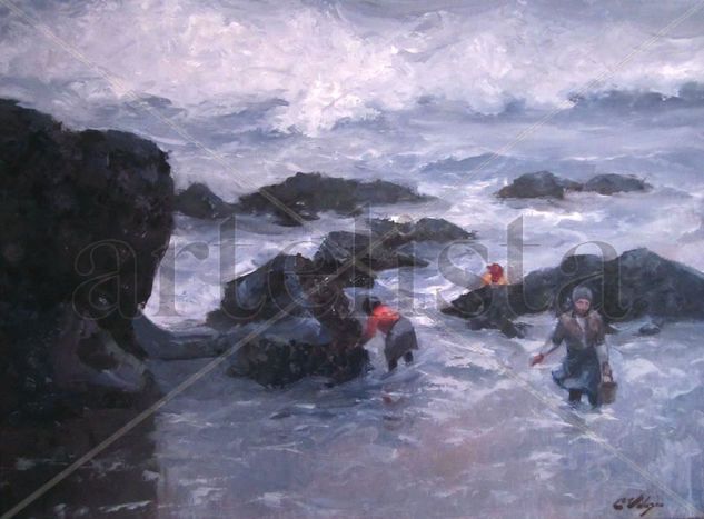 PLAYA DE PEDROGAO (PORTUGAL) Oil Panel Landscaping