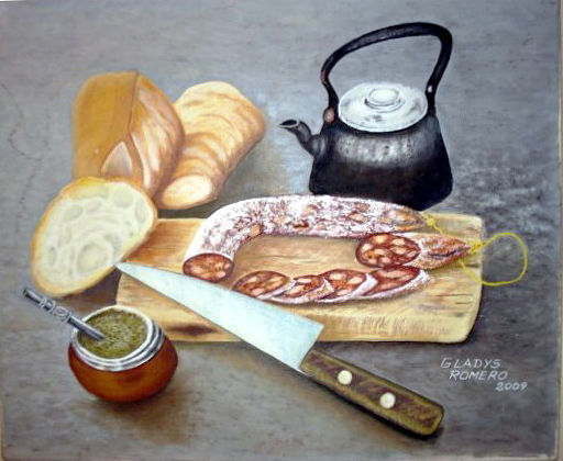 MATE AMARGO Oil Canvas Still Life Paintings