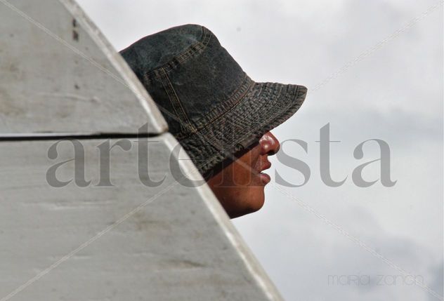 Soportando el sol.