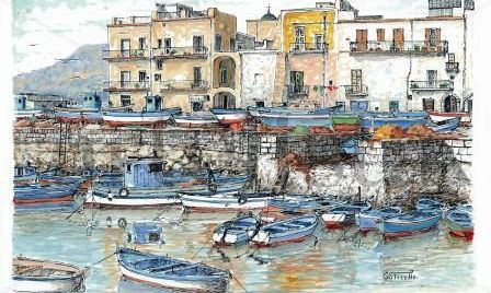 Litografie Napoli