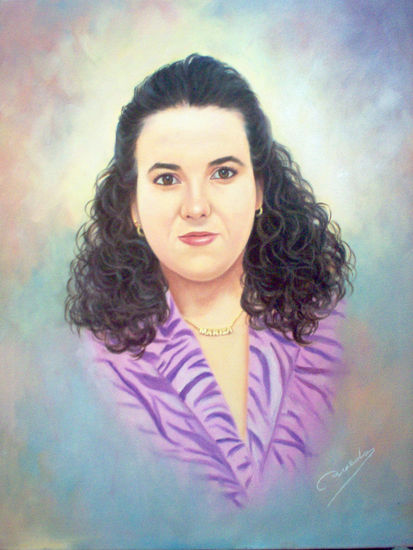 RETRATO Oil Canvas Portrait