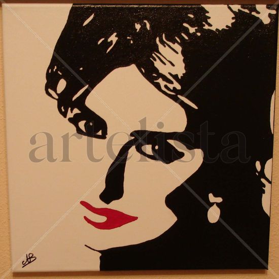 Penélope Cruz Acrílico Lienzo Retrato