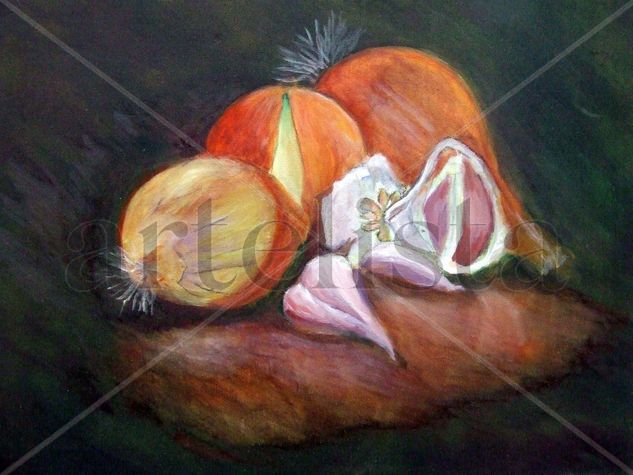 del refrito Oil Canvas Still Life Paintings