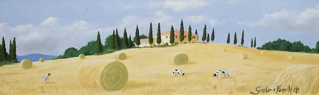 Giochi nei campi Oil Canvas Landscaping