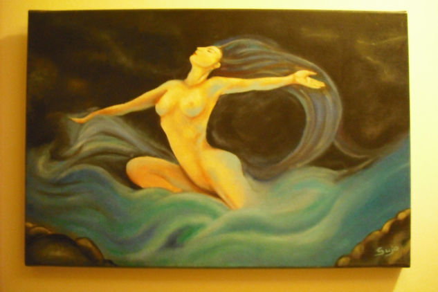 Yemenya Acrylic Canvas Nude Paintings