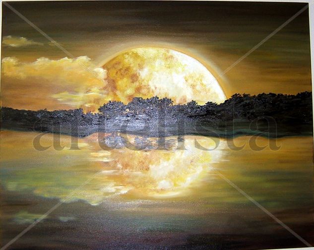 luna... Oil Canvas Landscaping