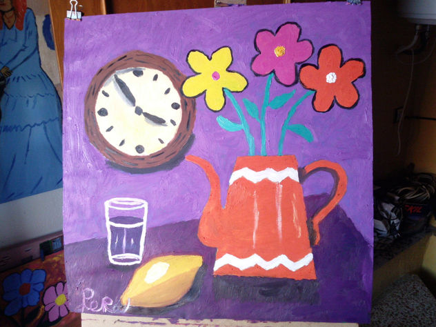 cafetera y limon