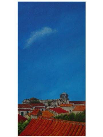 SANTO DOMINGO Oil Canvas Landscaping