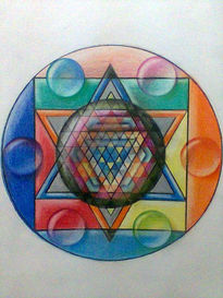 Mandala con burbujas