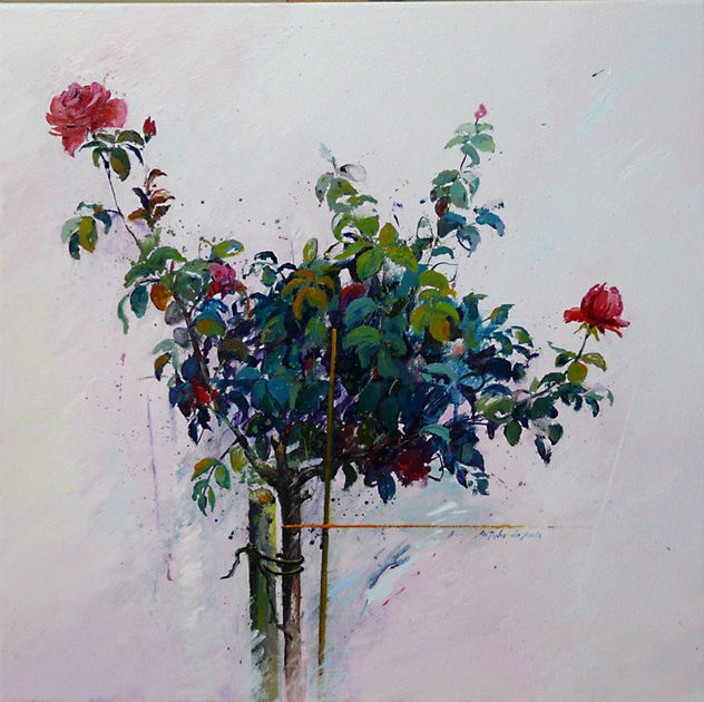 1105 rosal rojo en mi memoria 60 x 60