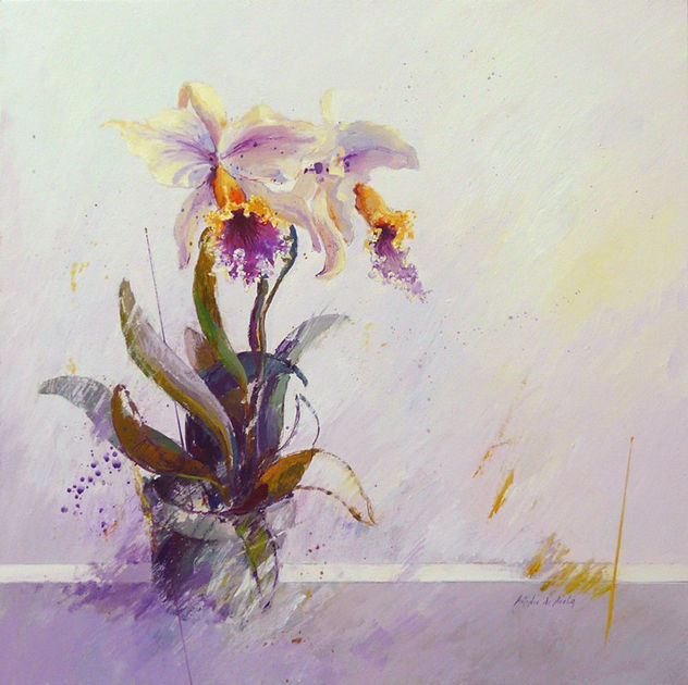 1084 orquideas para ti IV  60 X 60