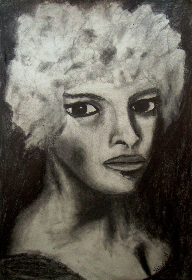 retrato XXXIII la cantante negra