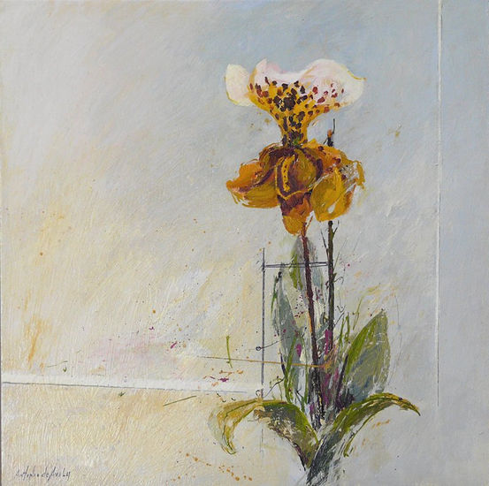 0985 orquidea III  40 x 40 