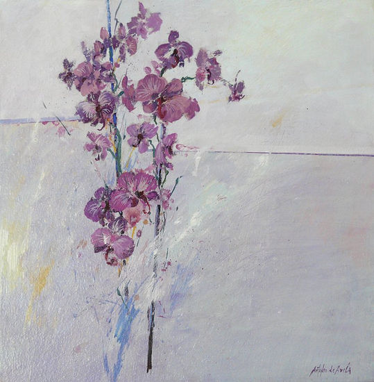 0986 orquidea IV  40 x 40 