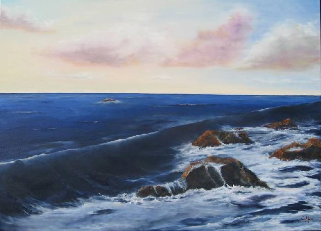 Ocaso Oil Canvas Marine Painting