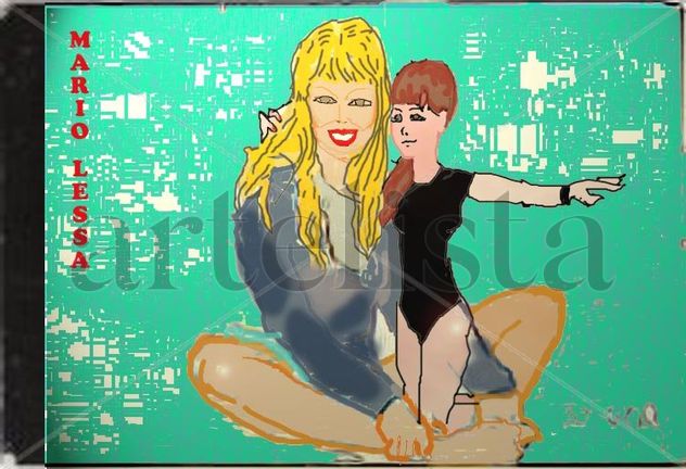 "Diana y su hija Sol"