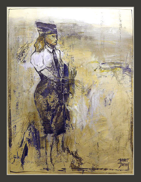 WW2-MUJERES-FRAULEIN-HELFERIN-LUTWAFFE-ALEMANIA-GERMAN-WOMEN-PAINTINGS-PINTURAS-ERNEST DESCALS
