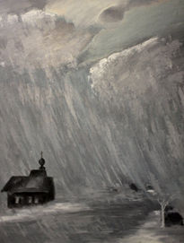 Church in a storm