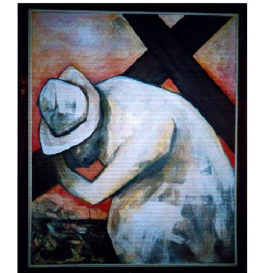 La pasión Latinoaméricana Acrylic Canvas Figure Painting