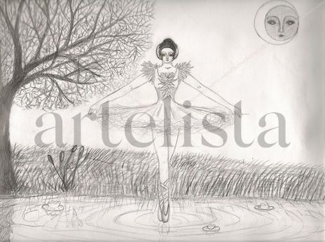Odette en el lago