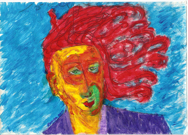 Cierzo 2011 Acrylic Paper Portrait