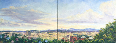 03_PANORÁMICA DE BOGOTÁ Oil Canvas Others