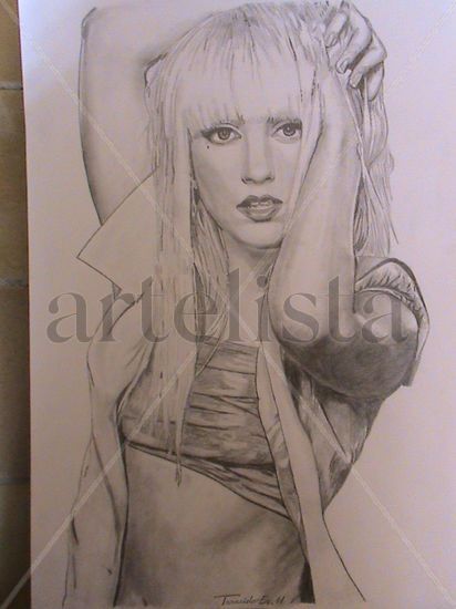 Lady Gaga Pencil