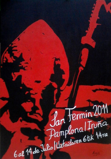 San Fermin, un firme pamplonés Acrylic Panel Others