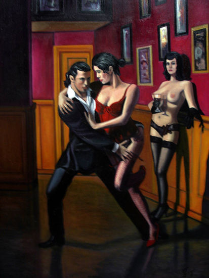 TANGO Oil Canvas Figure Painting