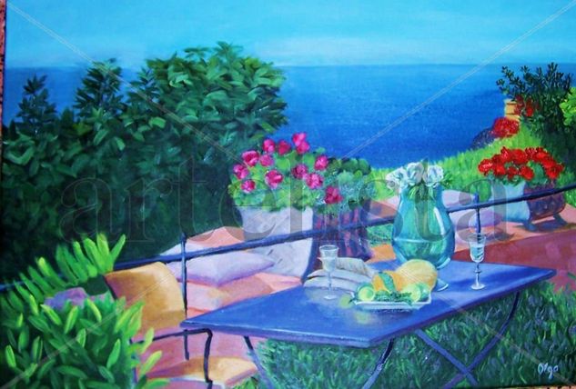 EL BALCON Oil Canvas Landscaping