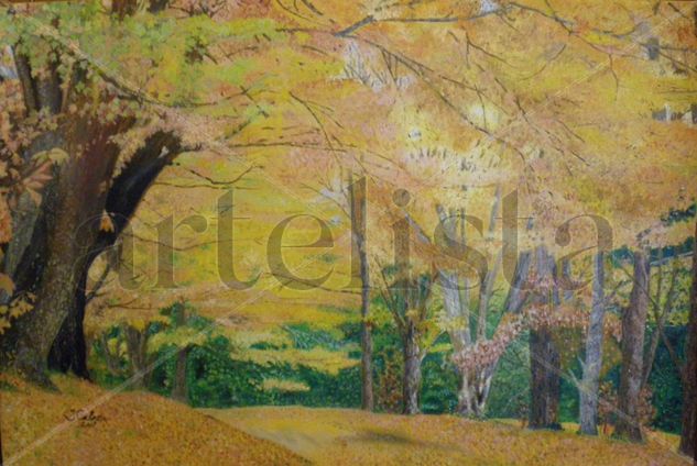 Eterno otoño Oil Canvas Landscaping