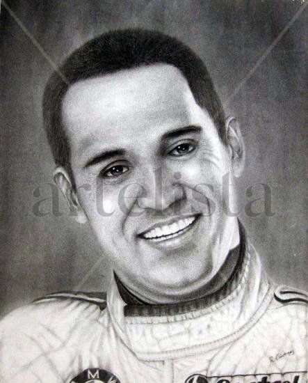 Juan Pablo Montoya Others Paper Portrait